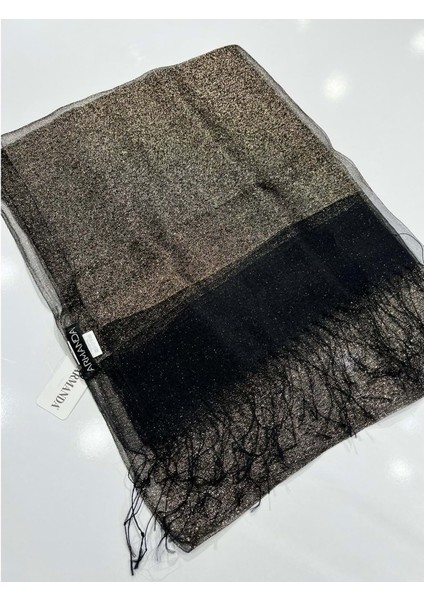 Armanda Simli Tül Şal %30 Ipek - 13