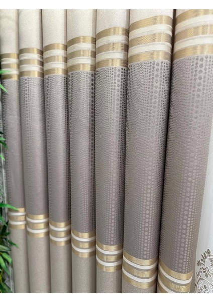 Mızraklı FT632256 V-5202 Vizon 1/3 Sık Pile Fon Perde Apm modelleri