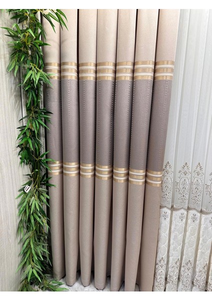 Mızraklı FT632256 V-5202 Vizon 1/3 Sık Pile Fon Perde Apm fiyatları