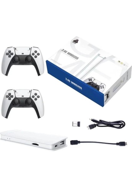M15 Ps5 Kollu 4K UHD Retro Joystick 128GB Ps1/pes/gta Atari Çift Kişilik Oyun Konsolu 26700 3doyunlu