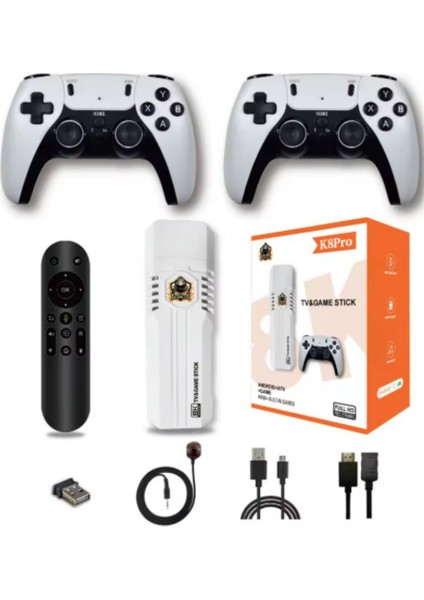 64 GB Gta Pes Fifa Sega Psp Retro Atari 26776 Oyunlu 3D 4K Hd 2.4g Game Box Oyun Konsolu