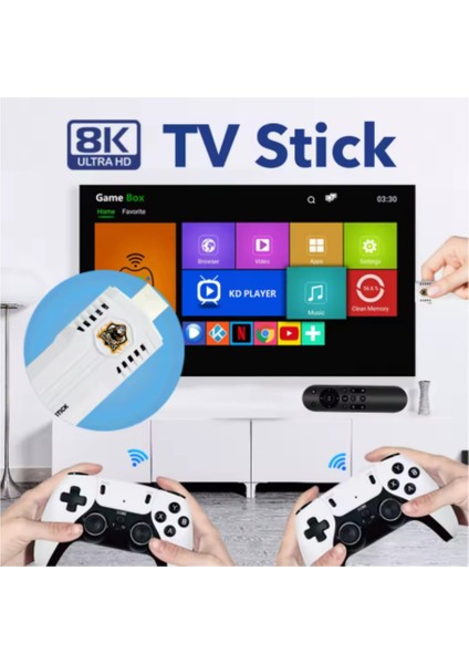 64 GB Gta Pes Fifa Sega Psp Retro Atari 26776 Oyunlu 3D 4K Hd 2.4g Game Box Oyun Konsolu modelleri