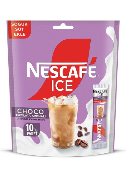 Ice Choco Çikolata Aromalı Çözünebilir Kahve 10, 6g 10'lu Paket 10X4 fiyatları