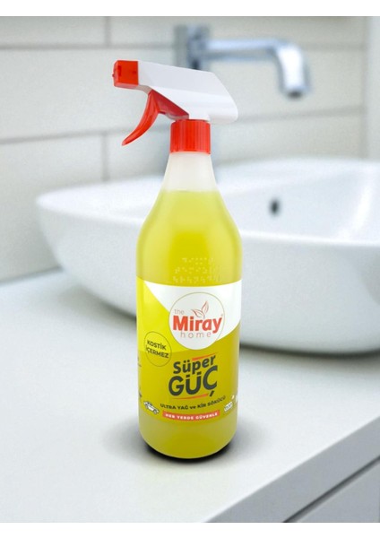 Süper Güç Sarı 1 Lt Ultra Yağ ve Kir Sökücü / Yenilenen Formül fırsatları