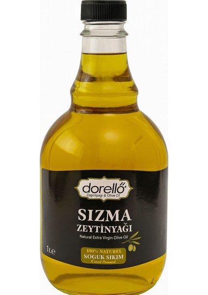 1 Litre Soğuk Sıkım Natürel Sızma Zeytinyağı – %100 Doğal