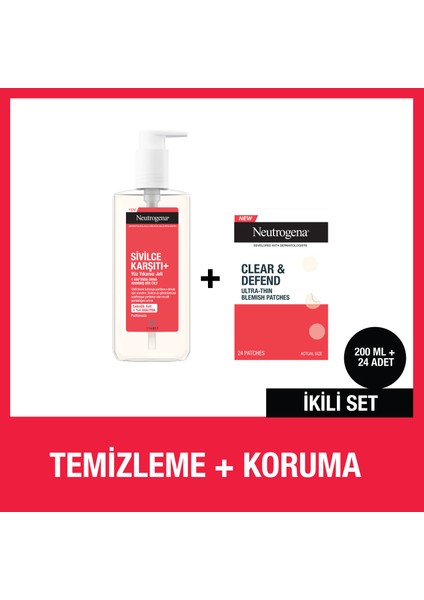 Sıvılce Karşıtı Plus Temizleme Jeli + Acne Patch