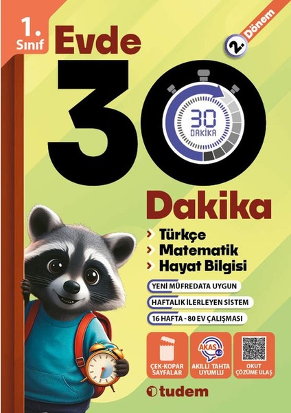 1. Sınıf Evde 30 Dakika 2. Dönem