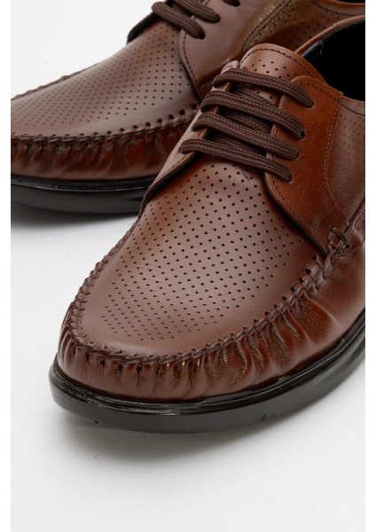 Hakiki Deri Yazlık Erkek Casual Ayakkabı Ortopedik Taban Hava Alabilen Tasarım modelleri