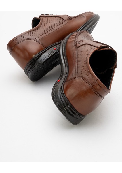 Hakiki Deri Yazlık Erkek Casual Ayakkabı Ortopedik Taban Hava Alabilen Tasarım indirimleri