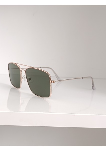 Erkek Kare Güneş Gözlüğü Yeşil Cam fiyatları