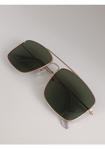 Erkek Kare Güneş Gözlüğü Yeşil Cam fırsatları
