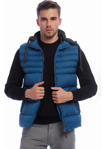 Erkek Petrol Çıkarılabilir Kapüşonlu Şişme Yelek 4300 fiyatları