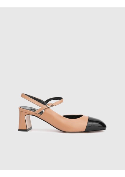 Fresno Rugan Deri Kadın Siyah Topuklu Sandalet modelleri