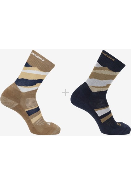 Out Alps Crew 2 Pack R+L Uzun Çorap