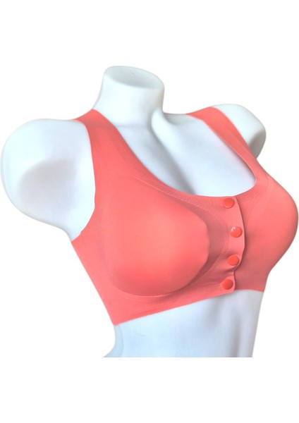 Önden Düğmeli Microfiber Lazer Kesim Sütyen Çıkarılabilir Pedli fiyatları