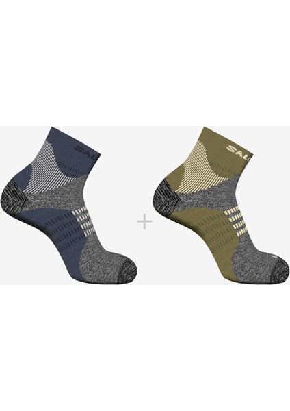 x Ultra Access Quarter 2 R+L Kısa Çorap