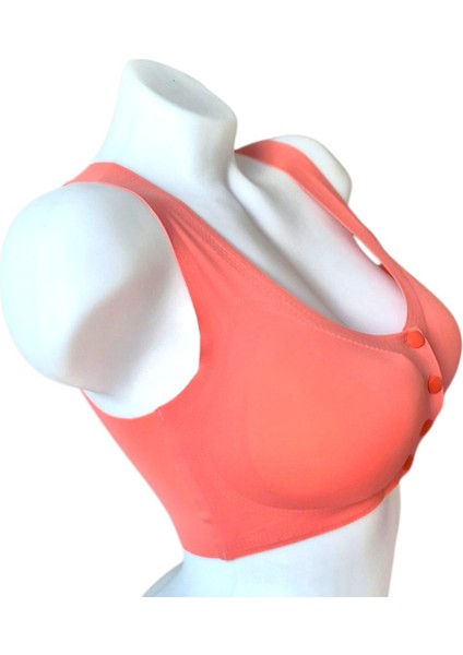 Önden Düğmeli Microfiber Lazer Kesim Sütyen Çıkarılabilir Pedli modelleri