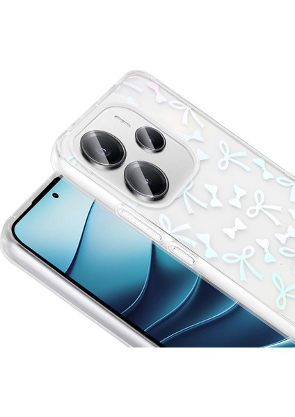 Xiaomi Redmi Note 14 Uyumlu Kılıf Şeffaf Folk Sert Kapak Figürlü Fiyonk fiyatları