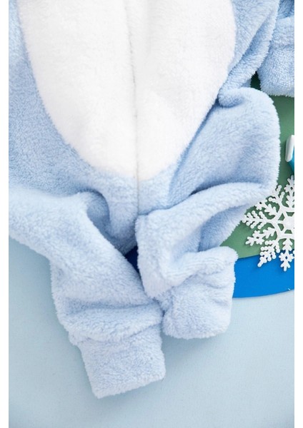 Vavbaby Welsoft Peluş Unisex Fermuarlı Kışlık Bebek Uyku Tulumu Bebek Tulumu Çocuk Tulumu Çocuk Kostümü fırsatları