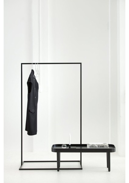 Sort Siyah Metal Elbise Askılığı Orta modelleri