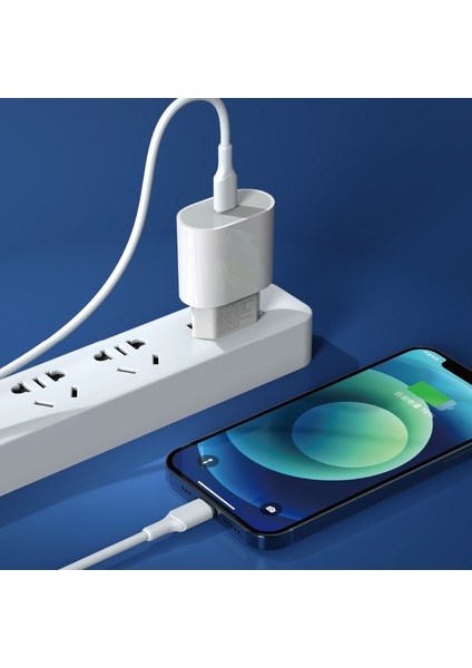 T18 Pd 20W Hızlı Type-C Şarj Cihazı Beyaz fiyatları