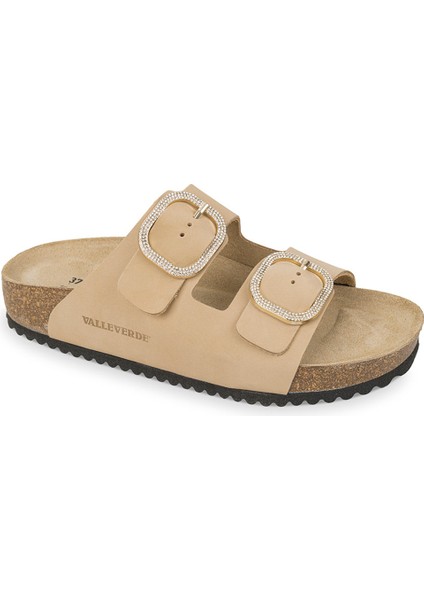 Kadın Terlik VG1571TK Valleverde Nabuk Slipper Corda