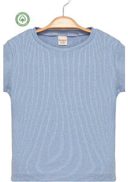 Kız Çocuk Kısa Kollu Kaşkorse 3'lü T-Shirt Seti -Çocuk Giyim fırsatları