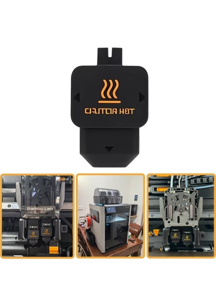 Bambu Lab H2D Silikon Çorap-Siyah modelleri