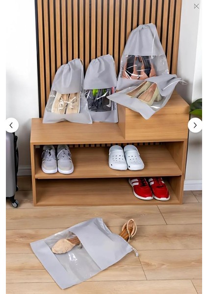 5’li Ayakkabı Hurcu Seti, Büzgülü Pencereli Valiz Içi Ayakkabı Taşıma Çantası Seyahat Düzenleyici indirimleri