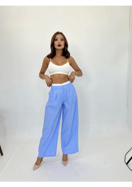 Modern Çizgili Pantolon Modası - Kadınlar Için En Trend Seçenekler