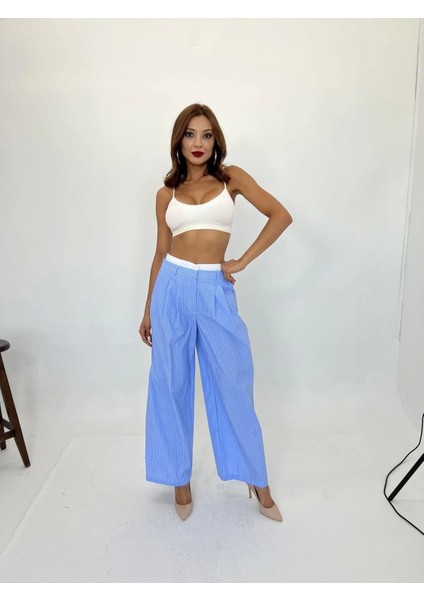 Modern Çizgili Pantolon Modası - Kadınlar Için En Trend Seçenekler fırsatları