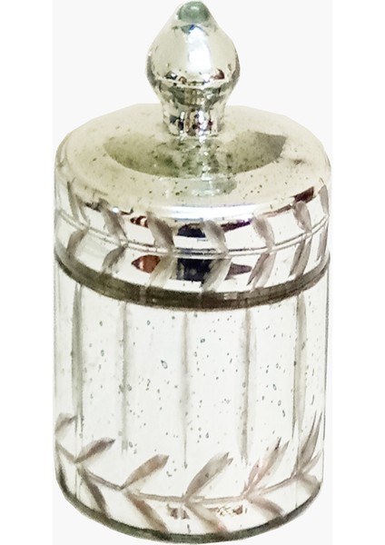 Kapaklı Cam Kavanoz 11X11X12.5CM