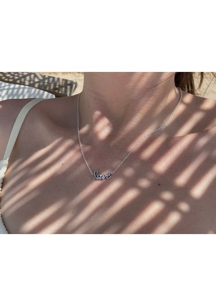 Love Gümüş Kolye modelleri