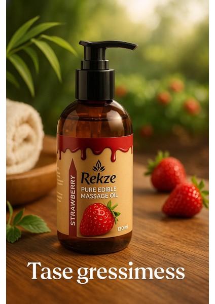 “rekze Bitkisel Çilek Aromalı Masaj Yağı 120 ml – Cilt Dostu Bakım” modelleri