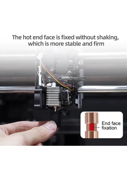 Anycubic Kobra S1 Yükseltilmiş Hotend Seti-0.4mm Sertleştirilmiş Nozzle fırsatları