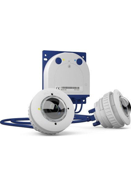 Mobotix MX‑S15D‑SET2 - Iki 5 mp Günışığı Sensörü 12 mm Hemisferik Balıkgözü Lens Flex Mount Core Set