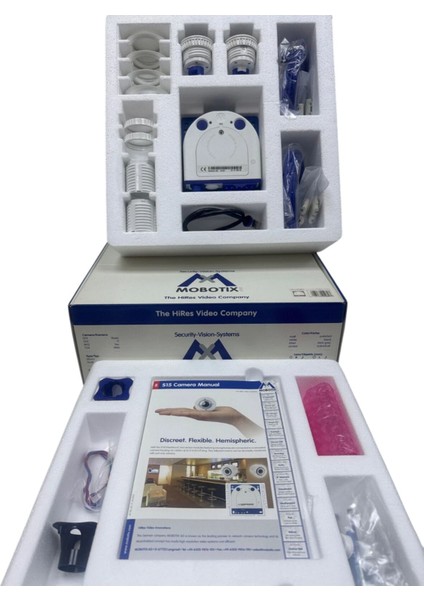Mobotix MX‑S15D‑SET2 - Iki 5 mp Günışığı Sensörü 12 mm Hemisferik Balıkgözü Lens Flex Mount Core Set modelleri