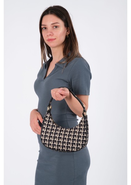 Kadın Askılı Omuz ve El Çantası newpolo230 - Siyah