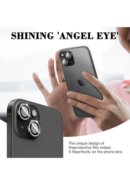 Iphone 14 Pro / 14 Pro Max Uyumlu Taşlı Kamera Lens Koruyucu Mercek Çerçeve modelleri
