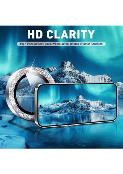 Samsung Galaxy A35 / A55 Uyumlu Taşlı Kamera Lens Koruyucu Mercek Çerçeve fiyatları