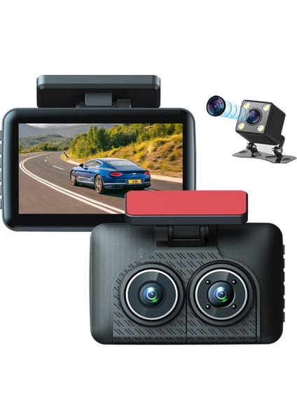 Full Hd Gece Görüşlü Araç Kamerası | 170° Geniş Açı, Otomatik Kayıt, G-Sensör – Y18