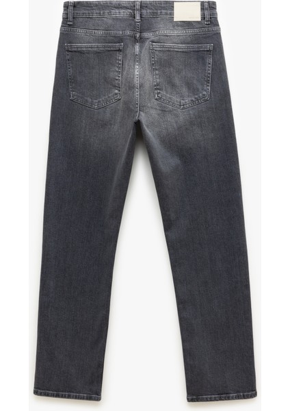 Normal Bel Pamuklu Straight Fit Jean Pantolon - Mark Jean indirimleri