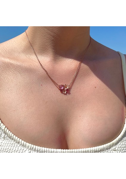 Şeftali Çiçeği Kolye fırsatları