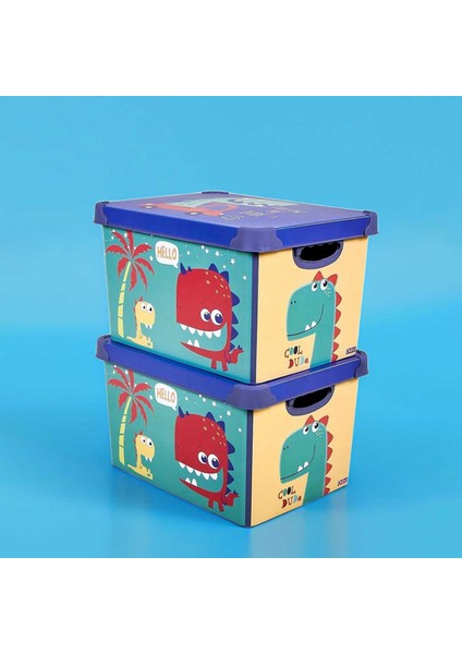 Style Box Dude Dekoratif Oyuncak Kutusu Seti - 2x 20 L