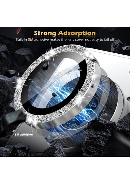 Samsung Galaxy S23 Fe Uyumlu Taşlı Kamera Lens Koruyucu Mercek Çerçeve fırsatları