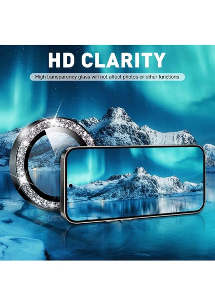 Samsung Galaxy A35 / A55 Uyumlu Taşlı Kamera Lens Koruyucu Mercek Çerçeve modelleri