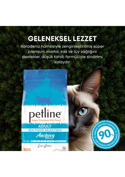 Hamsili Balıklı Yetişkin Kedi Maması 3KG ( 2 x 1.5Kg ) - ANCHOVY