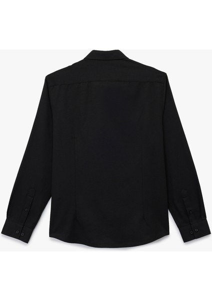 Slim Fit Uzun Kollu Düğmeli Klasik Yaka Gömlek fiyatları