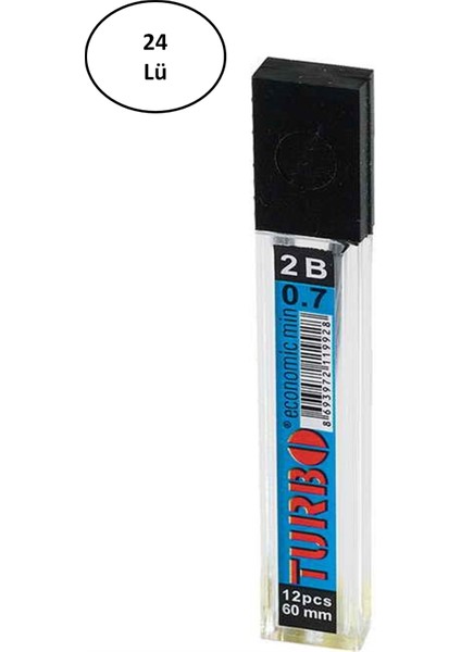 Turbo TB01901MN07 Ekonomik 2b Min 0 7 60 mm Kalem Ucu 24'lü