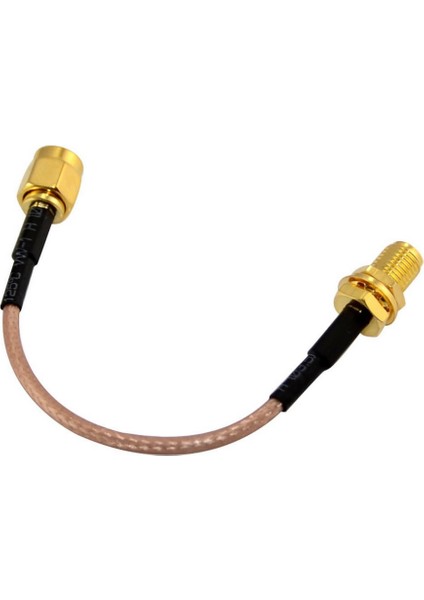 RG316 10cm SMA Erkek Dişi Kablo RF Uzatma Kablosu 50 Ohm 0-6Ghz Koaksiyel Wifi Gsm Gprs Anten